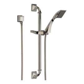 85730-PN Virage Hand Shower Package Includes Slide Bar, Hose, and Wall Supply in Polished Nickel