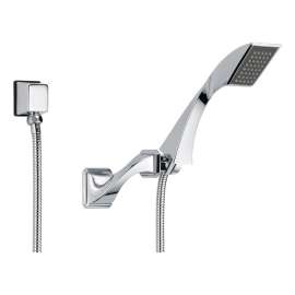 Hand Shower Includes Hose and Wall Supply in Polished Chrome