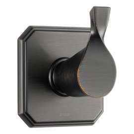 Three Function Diverter Valve Trim in Venetian Bronze