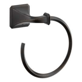 694630-RB Virage Towel Ring in Venetian Bronze