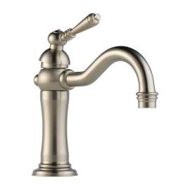 Single-Hole Lavatory Faucet in Brushed Nickel