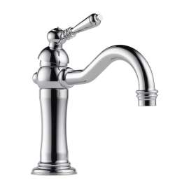 Single-Hole Lavatory Faucet in Polished Chrome