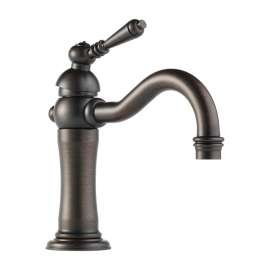 Single-Hole Lavatory Faucet in Venetian Bronze