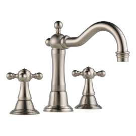 Widespread Lavatory Faucet in Brushed Nickel