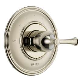 Temperature Control Shower Trim in Polished Nickel