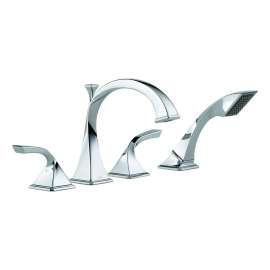 Roman Tub Trim With Hand Shower in Polished Chrome