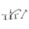 Baliza T67405-PCLHP Less Handles Roman Tub Trim With Hand Shower in Polished Chrome