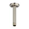 6in Ceiling Mounted Shower Arm and Flange in Polished Nickel
