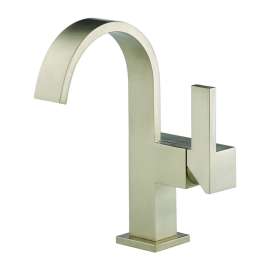 Single-Hole Lavatory Faucet in Brushed Nickel