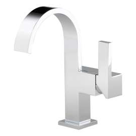 Single-Hole Lavatory Faucet in Polished Chrome