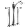 Charlotte 65485LF-PCLHP Less Handles Widespread Vessel Faucet in Polished Chrome