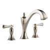 Less Handles Roman Tub Trim in Polished Nickel