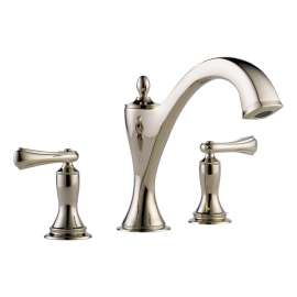 Less Handles Roman Tub Trim in Polished Nickel