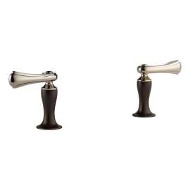 Charlotte HL5385-PNCO Handle Kit in Polished Nickel/Cocoa Bronze