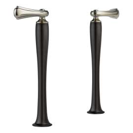 Handle Kit in Polished Nickel/Cocoa Bronze