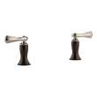 Charlotte HL685-PNCO Handle Kit in Polished Nickel/Cocoa Bronze
