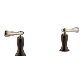 Charlotte HL685-PNCO Handle Kit in Polished Nickel/Cocoa Bronze