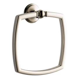 Towel Ring in Polished Nickel