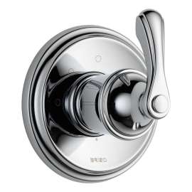 Three Function Diverter Valve Trim in Polished Chrome