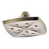 Single Function Ceiling Mount Raincan Shower Head in Polished Nickel