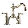 Bridge-in Lavatory Faucet in Polished Nickel