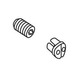 Brizo Vuelo(R): Set Screw and Button, RP70564SS
