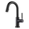 Single Hole Faucet Pull-Down in Matte Black