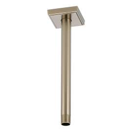 10in Ceiling Mounted Shower Arm and Flange in Brushed Nickel