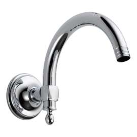 Charlotte RP70909PC Shower Arm and Flange in Polished Chrome