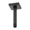 6in Ceiling Mounted Shower Arm and Flange in Matte Black