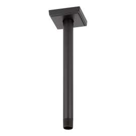 10in Ceiling Mounted Shower Arm and Flange in Matte Black