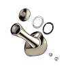 Brizo Brizo Traditional: Single Metal Lever Handle Kit - Temperature, RP60271PN