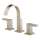 Siderna 65380LF-BNLHP Less Handles Widespread Lavatory Faucet in Brushed Nickel