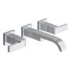 Less Handles Wall Mount Vessel Faucet in Polished Chrome