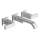 Less Handles Wall Mount Vessel Faucet in Polished Chrome