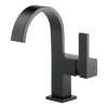 Siderna 65080LF-BL Single-Hole Lavatory Faucet in Matte Black