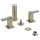 Bidet Faucet Less Handles in Brushed Nickel Finish
