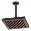 Single Function Ceiling Mount Raincan Shower Head in Venetian Bronze