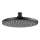 Odin 81375-BL Single Function Raincan Shower Head in Matte Black