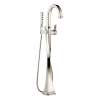 Single Handle Freestanding Tub Filler Trim in Polished Nickel