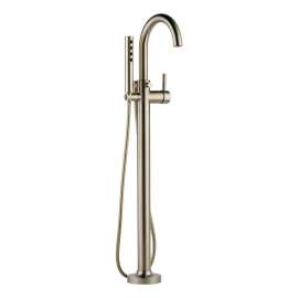 Odin T70175-BN Single Handle Freestanding Tub Filler Trim in Brushed Nickel