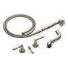 Double Handle Roman Tub Filler Trim Kit in Brushed Nickel