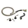 Roman Tub Faucet Trim with Built-in Diverter in Polished Nickel/Cocoa Bronze