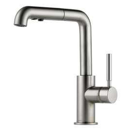 Single Hole Faucet Pull-Out in Brilliance Stainless