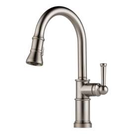 Deck Mounted Kitchen Faucet in Brilliance Stainless