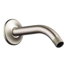 7in Shower Arm with Flange in Luxe Nickel