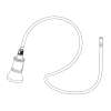 Brizo Artesso(R): Wand, Hose Assembly, Hose Lead and O-rings, RP77553SS