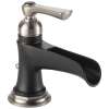 Rook 65061LF-NKBL Single Handle Single Hole Lavatory Faucet in Luxe Nickel/Matte Black Finish, 1.5gpm Flow Rate