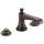 Widespread Lavatory Faucet Less Handles in Venetian Bronze Finish, 1.5gpm Flow Rate