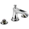 Rook 65361LF-PCLHP Widespread Lavatory Faucet Less Handles in Chrome Finish, 1.5gpm Flow Rate